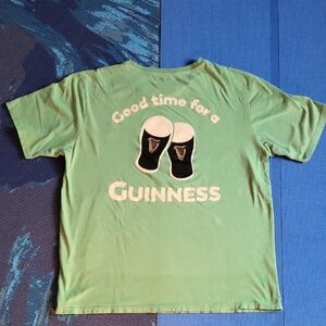 Guinness Logo Tee in Vibrant Green